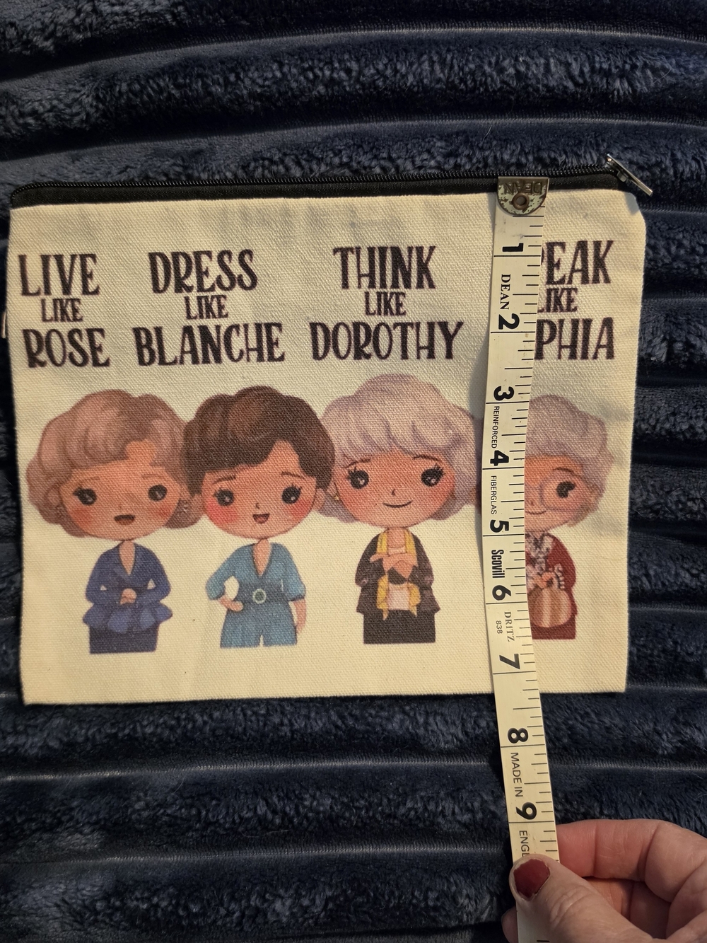 Ladies Makeup Bag Featuring The Golden Girls